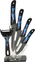 Набор ножей с подставкой Kromax Endever EcoLife 98 Black