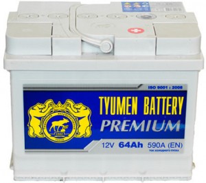 Аккумулятор для легкового автомобиля Tyumen Battery Premium 6СТ-64L 64 Ач Об