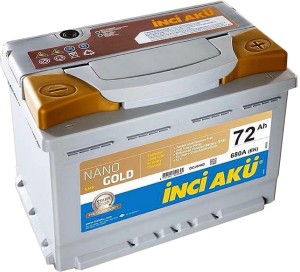 Аккумулятор для легкового автомобиля Inci Aku Nanogold 72 680Ah о.п