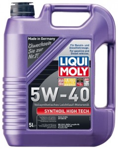 Моторное масло Liqui Moly Synthoil High Tech 5W40 5л