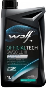 Моторное масло Wolf Officialtech 5W30 LL III 1л