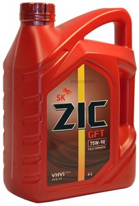 Трансмиссионное масло ZIC GFT 75W90 4л new