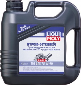 Трансмиссионное масло Liqui Moly 3939 Hypoid-Getriebeoil TDL 75W-90 4л