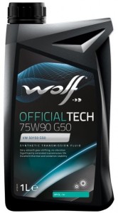 Трансмиссионное масло Wolf Officialtech 75w90 G50 1л
