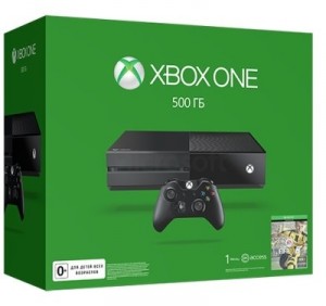 Приставка Microsoft Xbox One 500GB + FIFA17 + 3Xbox Live Gold (5C7-00281-1)