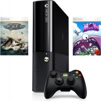 Приставка Microsoft (L9V-00012) Xbox 360E 4 ГБ + игра The Maw + игра Aqua