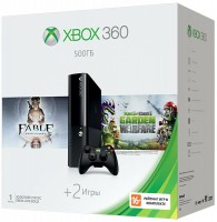 Приставка Microsoft Xbox 360 500GB + Fable Anniversary + Plants vs Zombies Garden Warfare