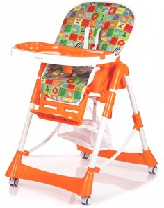 Высокий стул для кормления BabyHit Appetite Orange