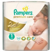 Одноразовые подгузники Pampers Premium Care Newborn 2-5 кг 22 шт