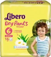 Одноразовые трусики-подгузники Libero Dry Pants Extra Large 13-20кг 16 шт