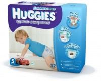 Одноразовые трусики-подгузники Huggies Jumbo 5 для мальчиков 32шт