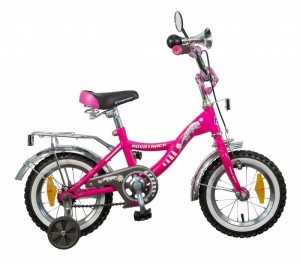 Детский велосипед для девочек Novatrack Bagira 12 (2015) Pink