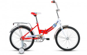 Детский велосипед для мальчиков Altair City Boy 20 compact 13 (2017) White red