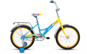 Детский велосипед для девочек Altair City Girl 20 13 (2017) Yellow blue