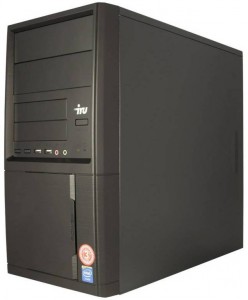 Компьютер iRu Home 310 MT (Core i3 7100 3.9Ghz/8Gb/1Tb/DVD/GT730/W10 Home 64/Black) 435202