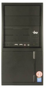 Компьютер iRu City 319 MT (Pentium G4400 3.3Ghz/4Gb/500Gb/HD Graphics 510/DOS/Black) 399907