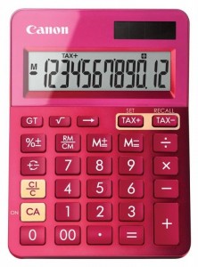 Настольный калькулятор Canon LS-123K-MPK Pink