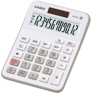 Настольный калькулятор Casio MX-12B-WE White gray