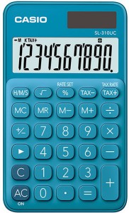 Карманный калькулятор Casio SL-310UC Blue