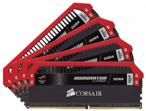 Оперативная память Corsair Dominator Platinum Rog Edition DDR4 4x8Gb PC4-19200 CMD32GX4M4C3200C16