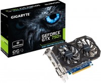 Видеокарта Gigabyte PCI-E GeForce GTX 750Ti 2048Mb 128bit GDDR5 1059/5400 DVIx1/HDMIx2/HDCP Ret (GV-N75TOC2-2GI)