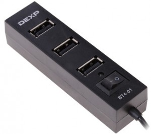 USB-Хаб DEXP BT4-01 Black