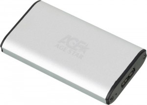 Внешний контейнер AgeStar 3UBMS1 Silver