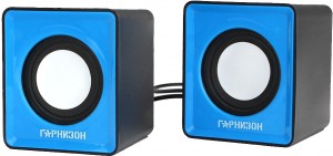 Компьютерная акустика Гарнизон GSP-100 Черная синяя