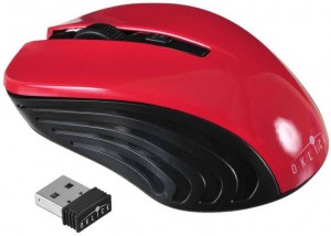 Оптическая светодиодная мышь Oklick 545MW Black red