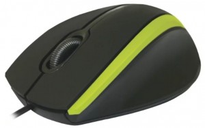 Оптическая светодиодная мышь Defender MM-340 Black green