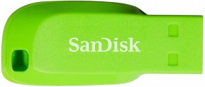 Флешка USB 2.0 SanDisk Cruzer Blade 64 Gb Green