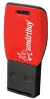 Флешка USB 2.0 SmartBuy Cobra 8Gb Black red
