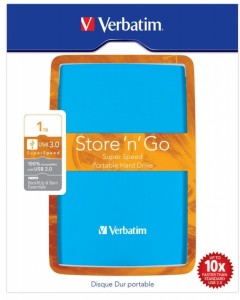 HDD Verbatim Store n Go USB 3.0 1TB Blue