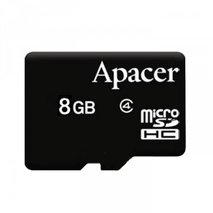 Карта памяти Apacer microSDHC 8Gb Class 4
