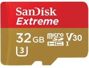 Карта памяти SanDisk SanDisk Extreme MicroSDHC 32Gb SDSQXAF-032G-GN6MA + adapter