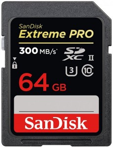 Карта памяти SanDisk SDXC 64Gb Class 10 UHS-II Extreme Pro SDSDXPK-064G-GN4IN