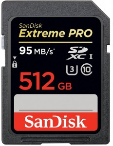 Карта памяти SanDisk Extreme Pro SDXC 512 Gb Class 10 SDSDXPA-512G-G46