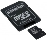 Карта памяти Kingston microSDHC 32Gb Class 10 + adapter