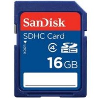 Карта памяти SanDisk SDHC 16GB class 4 (SDSDB-016G-B35)