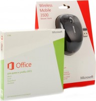 Офисные программы Microsoft Office Home and Student 2013 32/64 (79G-03740) + Wrlss Mobile Mouse 3500