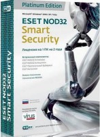 Антивирусы Eset NOD32 Smart Security Platinum Edition 1ПК 2 года