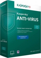 Антивирусы Kaspersky Anti-Virus 2014 Russian Edition 1 год на 2 ПК (KL1154RBBFS)
