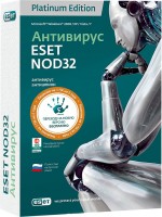 Антивирусы Eset NOD32 Platinum Edition (лицензия на 2 года на 1 ПК + 2 ПК)