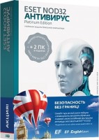 Антивирусы Eset NOD32 Антивирус Platinum Edition 2 года на 3 ПК