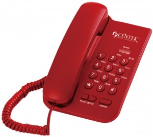 Проводной телефон Centek CT-7004 Red