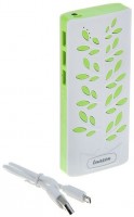 Внешний аккумулятор LuazON Power bank White green
