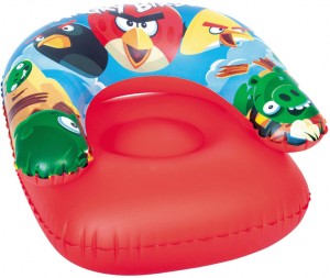 Кресло надувное Bestway 96106 Angry Birds Red