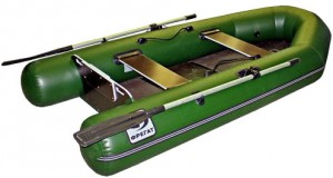 Моторно-гребная надувная лодка Фрегат 320 EК л/т Зеленая