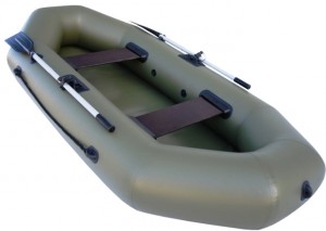 Гребная надувная лодка Тонар Бриз 240 Зеленая