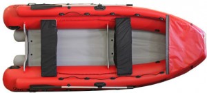 Гребная надувная лодка Фрегат M-430 FM Lux Красный